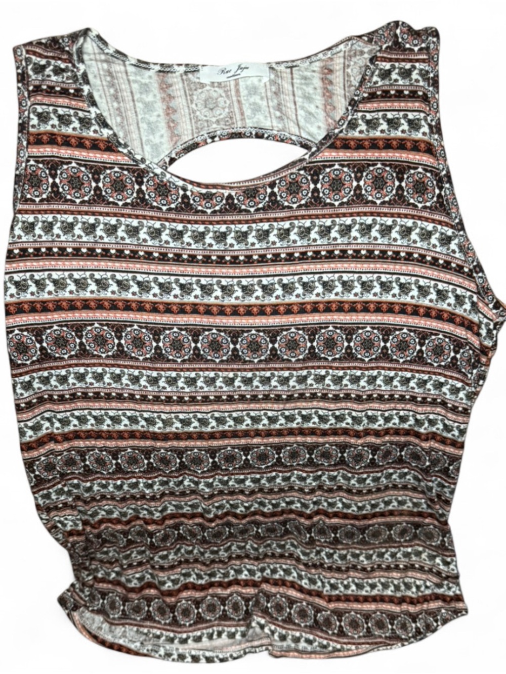 Rue Juju Women's Medium Boho Sleeveless Tank Top